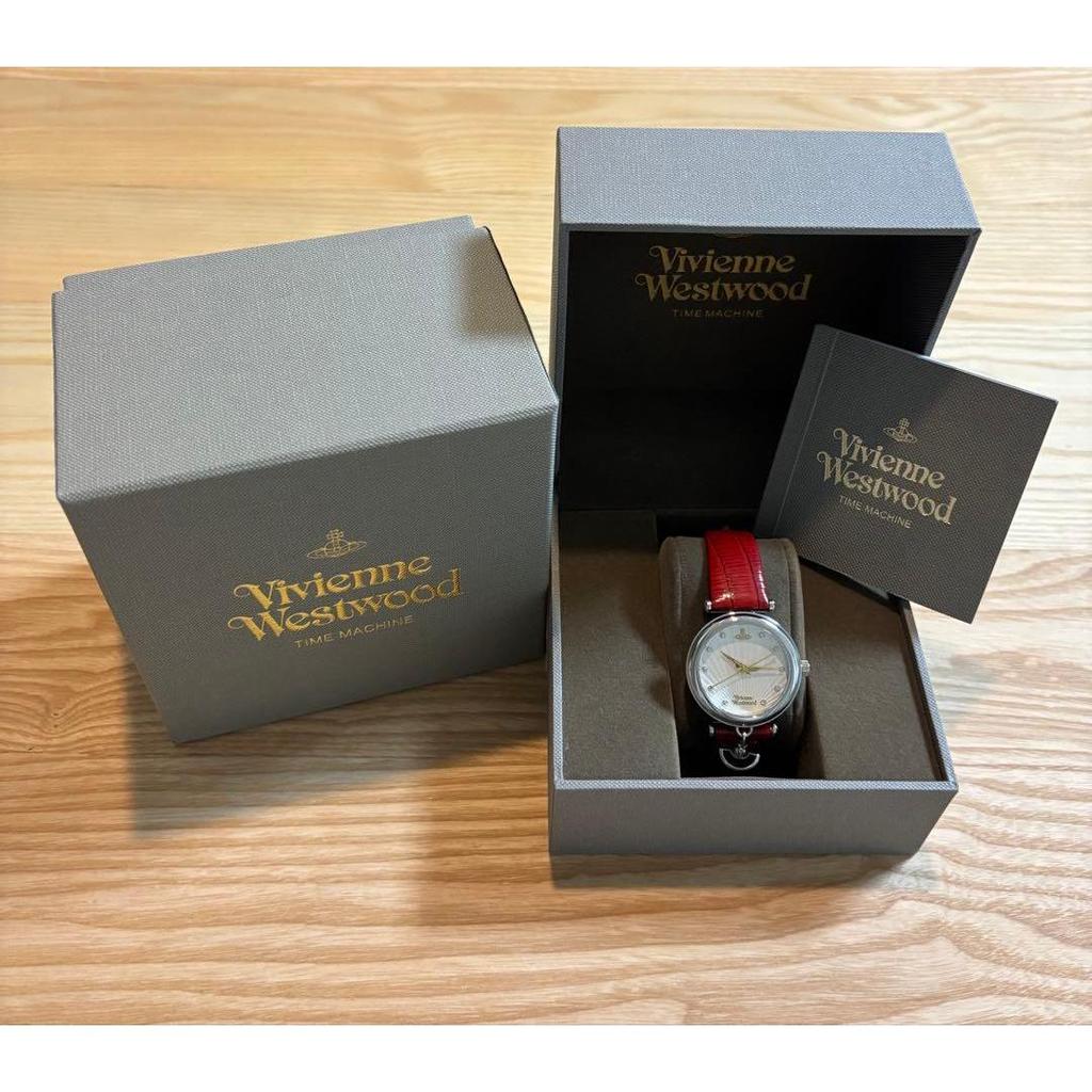 Used Vivienne Westwood Vivienne watch red VV108WHRD with box