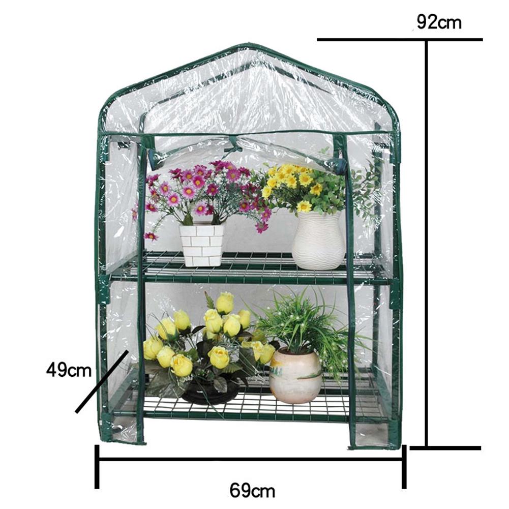 Greenhouse Cover Transparent Frost Proof Heat Insulating PVC Plant Gardening Greenhouse Cover