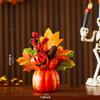 Autumn Pumpkin Sturdy Table Centerpiece Thanksgiving Artificial for Mantel, Fireplace, Desk,