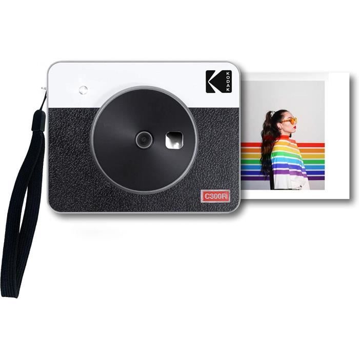 Kodak Mini Shot 3 Retro, Appareil Photo Instantané Argentique Avec Imprimante Photo Portable Intégrée, Compatible iOS Et Android