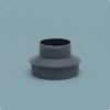 60 To 90 Adapter High Temperature Resistance 90-60 Pipe Connector Heat-Resistant
