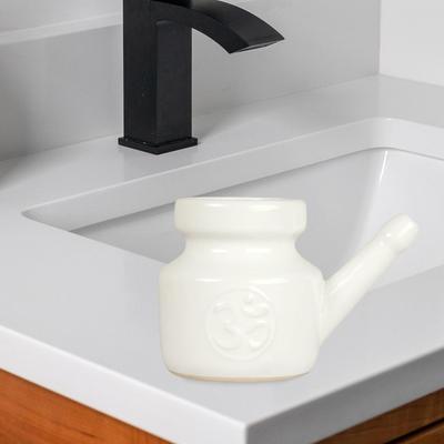 Vas Neti Ceramic Ușor de Curățat Curățător Nazal Etanș Mâner Confortabil Curățare pentru Nazal