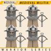 Medieval Military Knights Series Building Blocks Castle Army Soldier Figures Shield Sword Accessories Warrior Bricks Gifts Toys