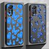 Cartoon Blue Butterfly Funda Back Phone Cover Case for Xiaomi Redmi Note 14 13C 13 Pro Plus 11 10 A4 14C 9S 12