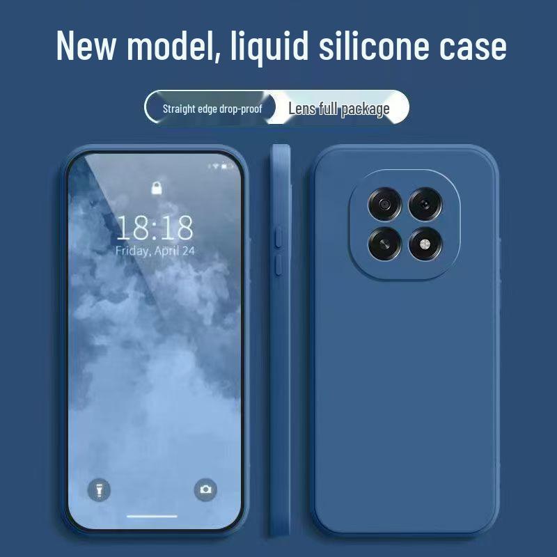 Compatible OPPO A5 5G Case: Solid Color Liquid Silicone, Full Coverage, Drop Protection, Soft Straight Edge Design