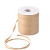Flat Fiber Craft Cord for Crochet Weaving and Bag Making, Cotton Straw Ribbon Weaving Rope for Handmade Daily Work Use