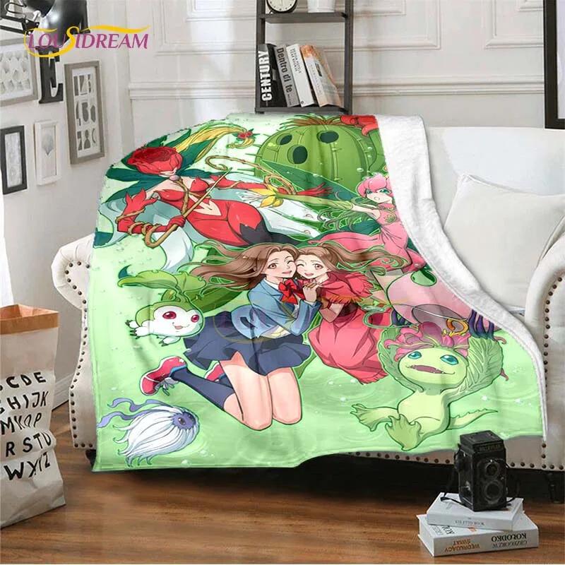 New Cartoon Digimon Blankets for Beds Anime Blanket Queen Size Soft Bed Sheet Rome Decor Winter Bedding Cover Kids Gift Picnic