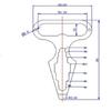 All in 1Pc Camping Equipment EDC Gear Multi Tool Angle Wrench / Screwdriver / Opener Survival Kit