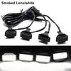 4Pcs For Toyota Tundra 2018 2019 2020 2021 Car LED Front Grille Strobe Light Daytime Running Lamp DRL Grid Warning Lamp Amber