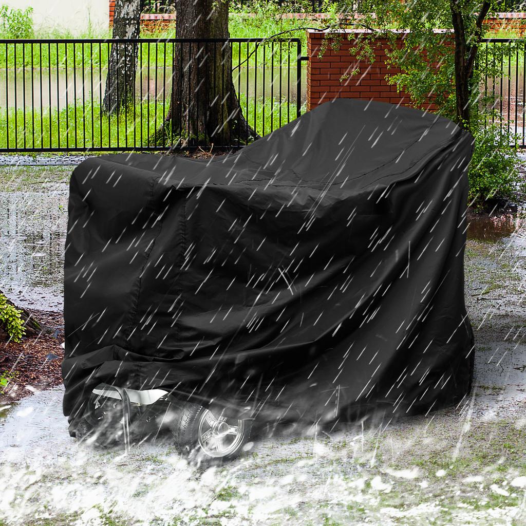 Mobility Scooter Cover 190D Oxford Fabric Rain Protector Waterproof Wheelchair Storage Cover from Dust Dirt Snow Rain Sun Rays