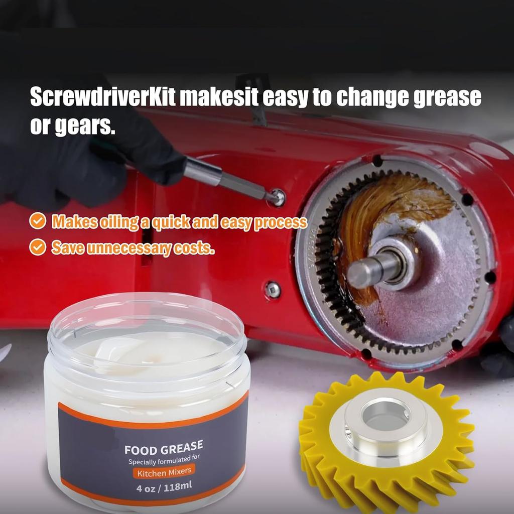 Heat Resistant Kitchen Appliance Lubricants Reduces Stand Mixer Noise Safe Lubricating Oil Suitable for Food Contact