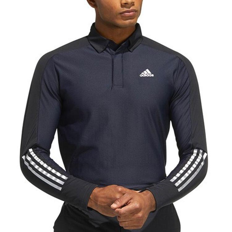 adidas Polo Shirts Men's Black Polo Collar Moderate Straight Fit GT3424