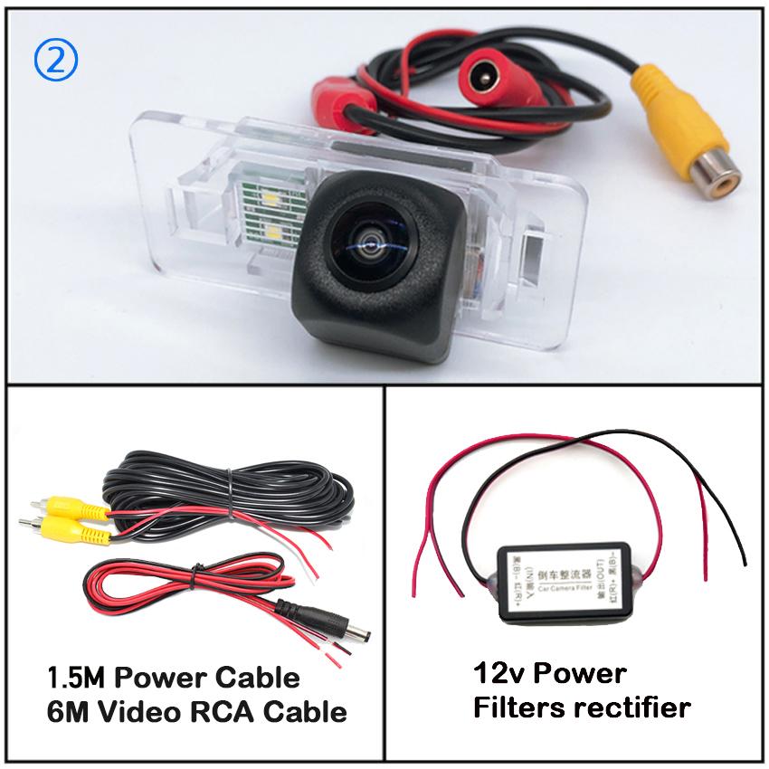Rear View Reverse camera CCD Full HD Night Vision Waterproof High quality RCA License Plate Light For BMW X3 E83 2003~2010