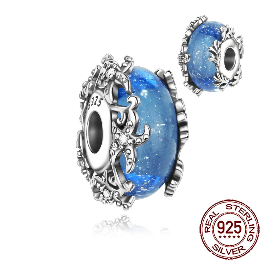 New Designer Charms Copper Colorful Murano Glass Beads Suitable For Genuine Fashion Bracelet Necklace Diy Jewelry