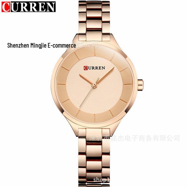 CURREN 9015 Women s Simple Casual Waterproof Quartz Watch with Small Dial