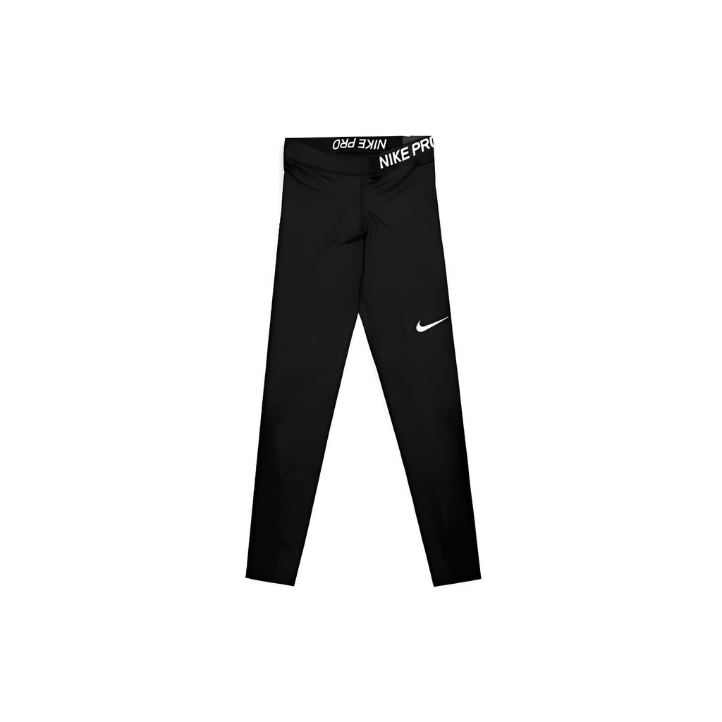 Nike Logo Print Elastic Fitness Leggings Women Leggings Black BQ5713-010