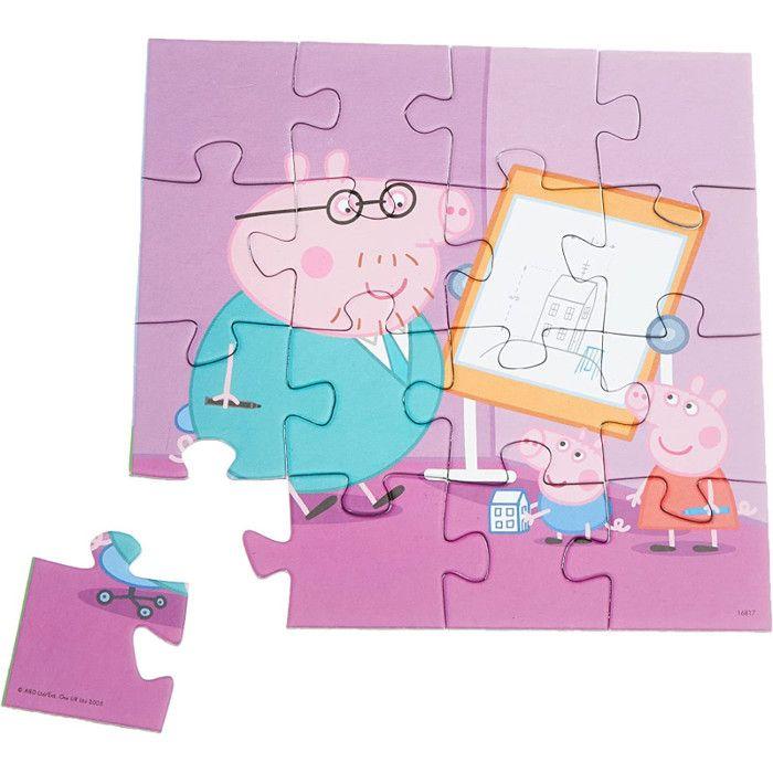 Puzzle Peppa Pig - 12-16-20-25 pièces - Dessins animés et BD - Enfant