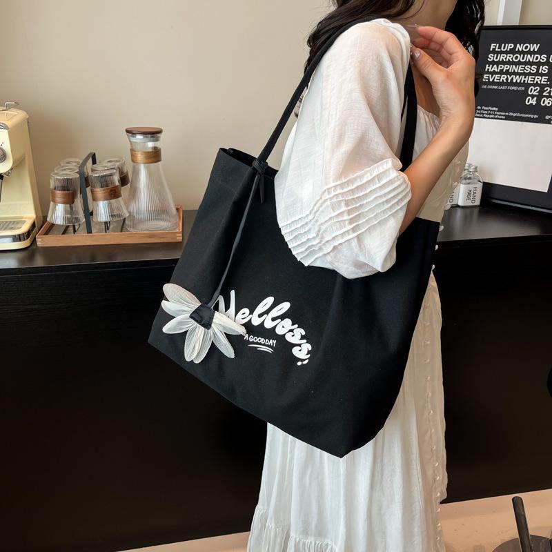 College Students Class Leisure Daily Travel Shoulder Bag Women's Summer New Large-capacity Tote Bag