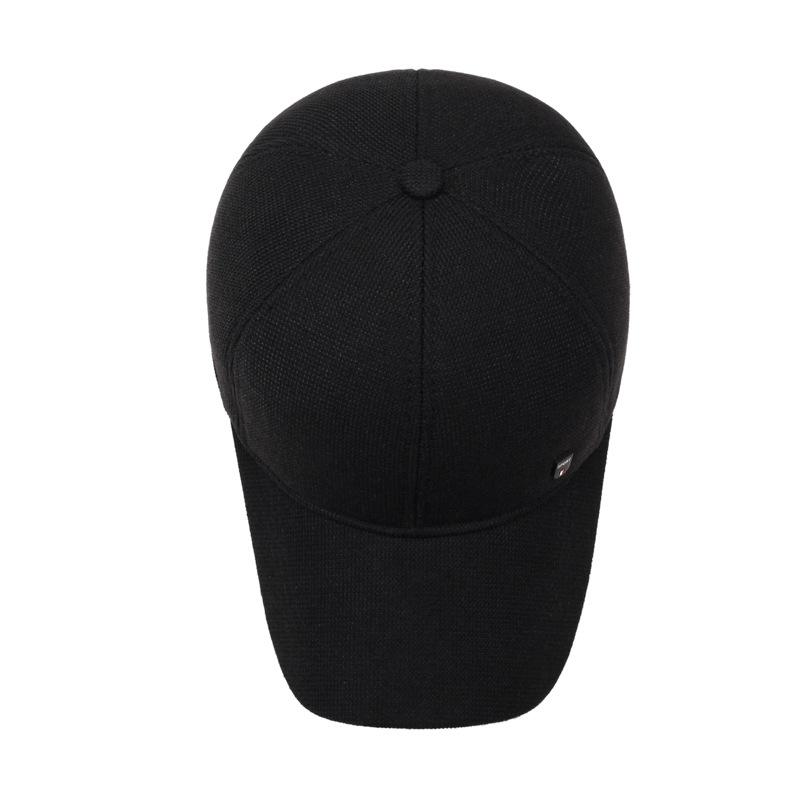 Men's Winter Hat Middle-Aged and Elderly Warm Baseball Cap Autumn Winter Cotton Hat