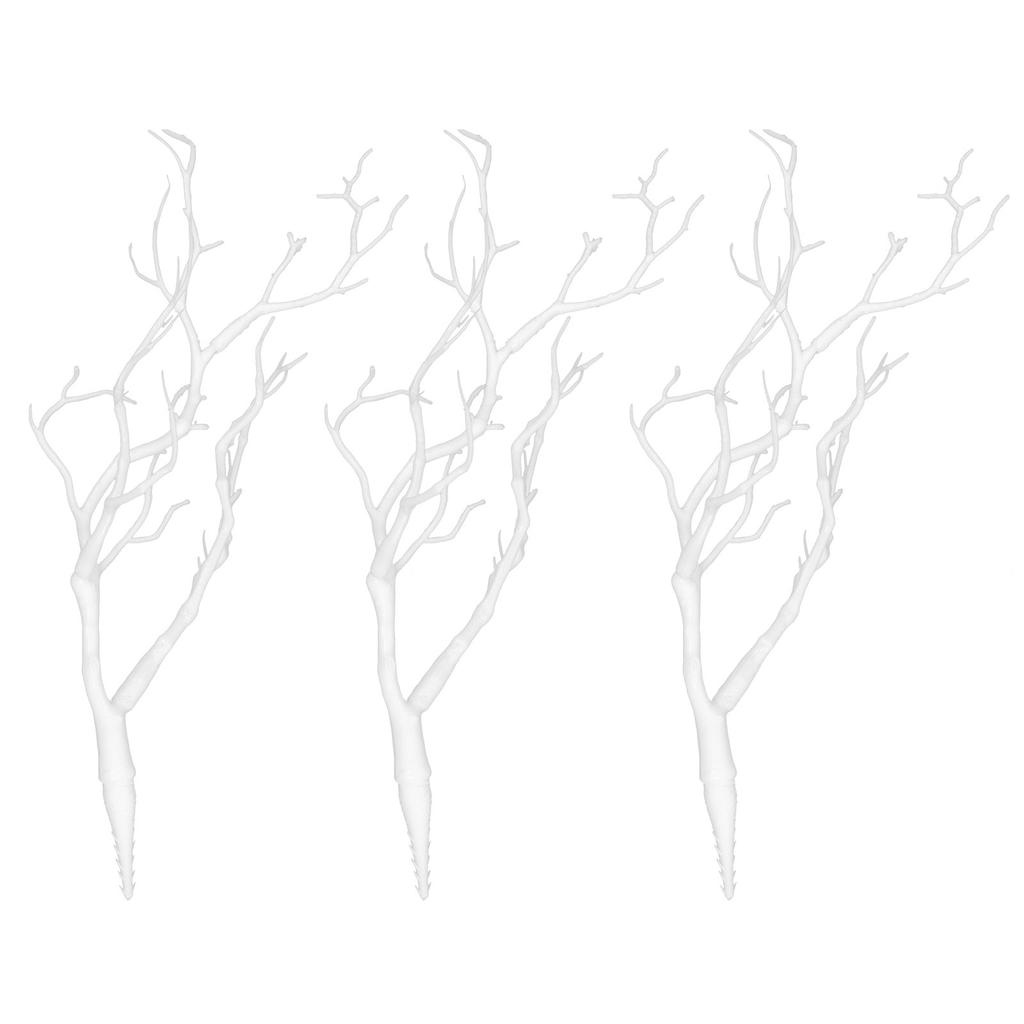 3Pcs DIY Antler Headwear Creative Premium Plastic Hairband Supplies for Party Halloween Decor Simulation Coral Branch Craft