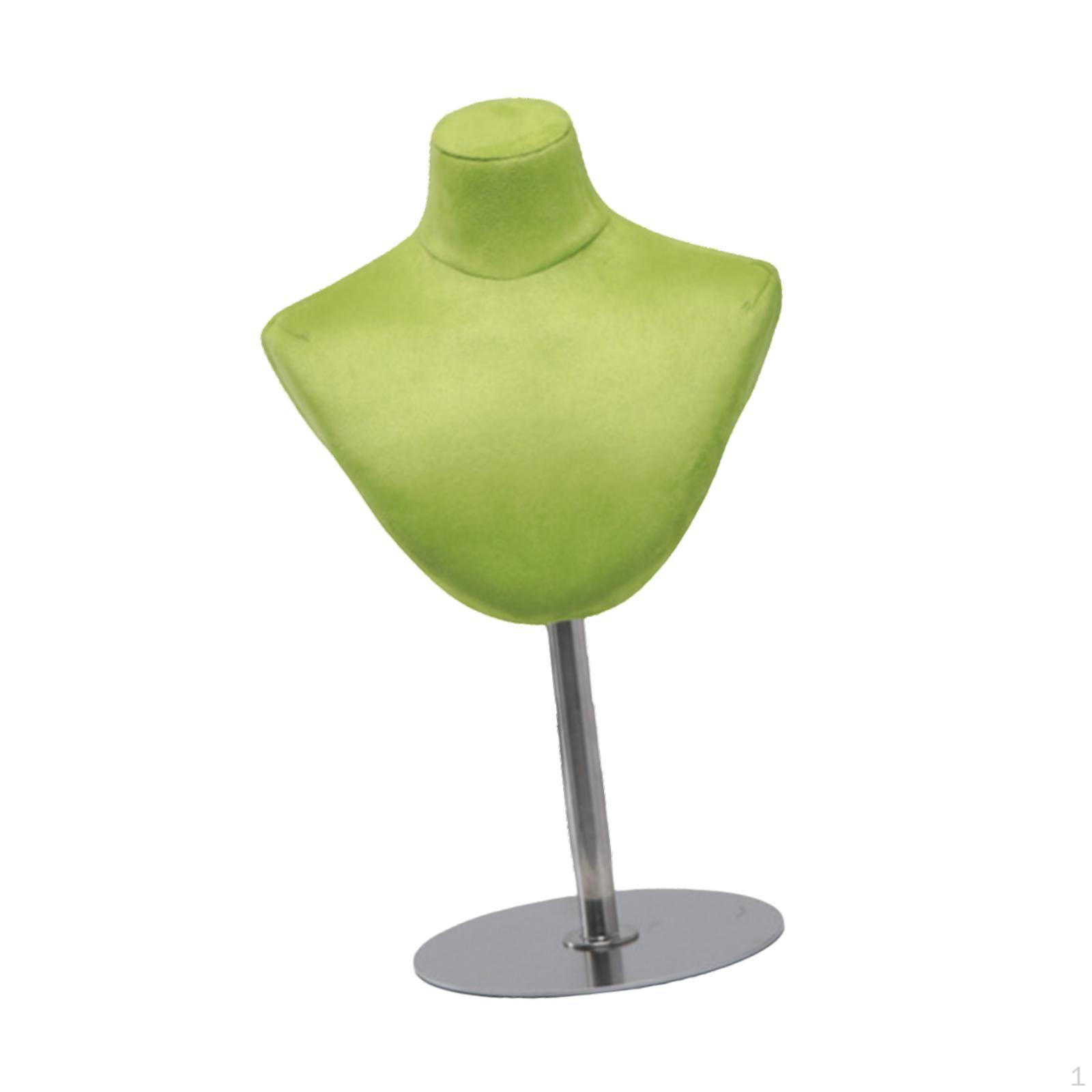 

Ювелирные изделия ожерелье дисплей бюст цепь органайзер элегантные аксессуары для чокера Green Silver