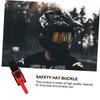 [JEWEDECO] 3 Pieces Helmet Buckle Durable Universal Helmet Buckle Chin