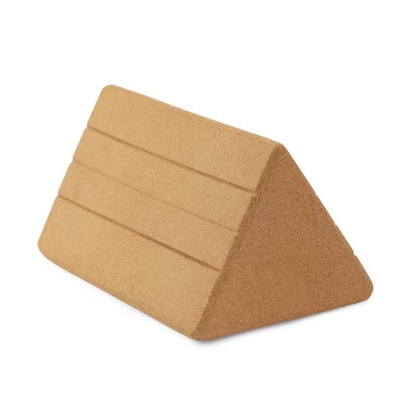LISM Cork Triangle Yoga Block