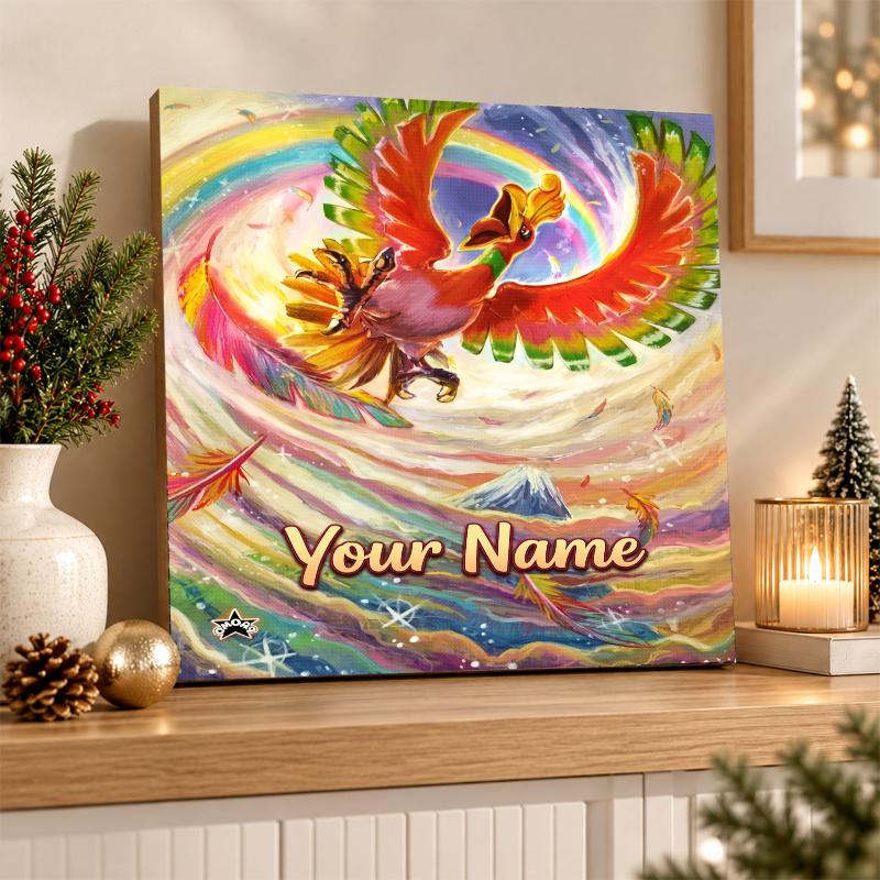 Ho-Oh Custom Name Diamond Painting Personalized 5D Full Drill DIY Diamond Art Home Decor