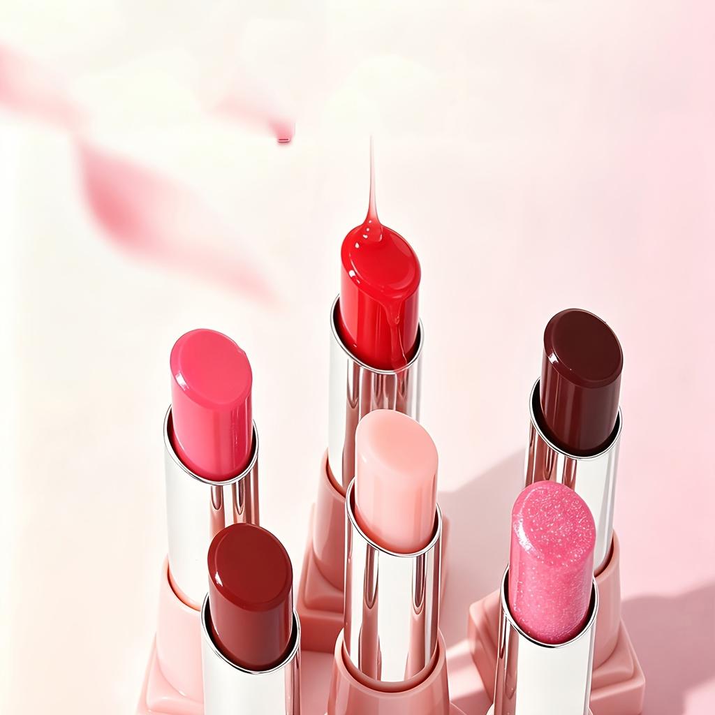 Moisturizing Lipstick, Long Lasting High Gloss, High Formula, Suitable for All Skin Types