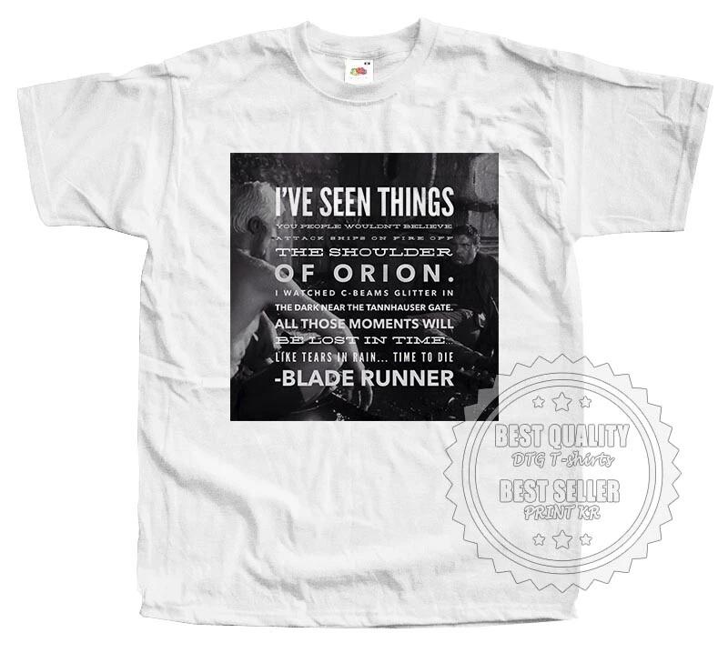 BLADE RUNNER v39 T-shirt Tee Roy Batty Poster White Shirt sizes S to 5XL XL