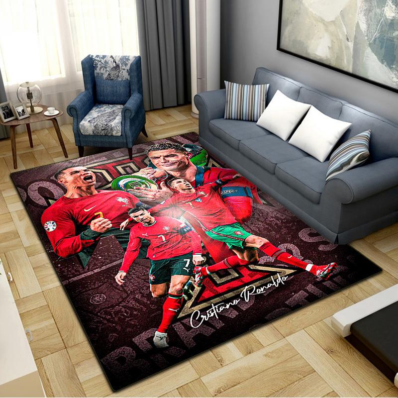 Ronaldo Carpet Rug for Living Room Bedroom Home Sofa Decoration, Kids Play Non-slip Floor Mat