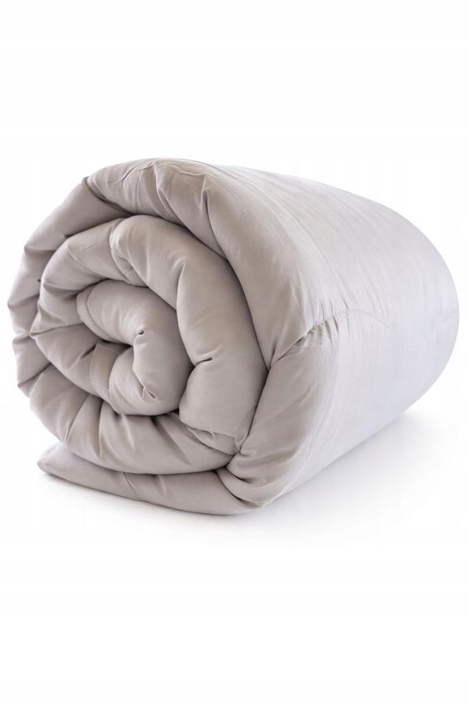 Quilt 160x200cm Warm Quilted All-season Gray and White Soft Light