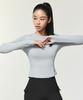 XEXYMIX Cooling Princess Fingerhole Long Sleeve Sea Fog Grey Xfk2Tl1003