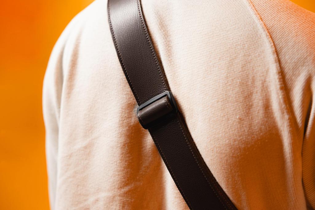 Leathers Suede Leather Guitar Dark Brown Levy's Strap,