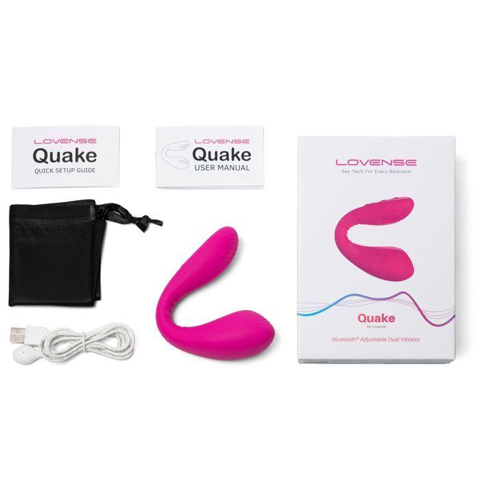 Lovense - Quake G-spot Vibrator avec Application - Roze