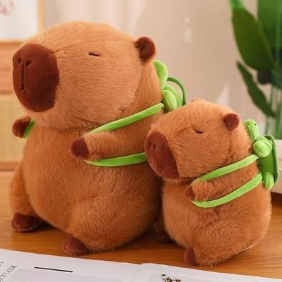 Plush Toy - XIAOHUOLONG - Kawaii Capybara - 9.05 Inches - Brown - Gift for Children