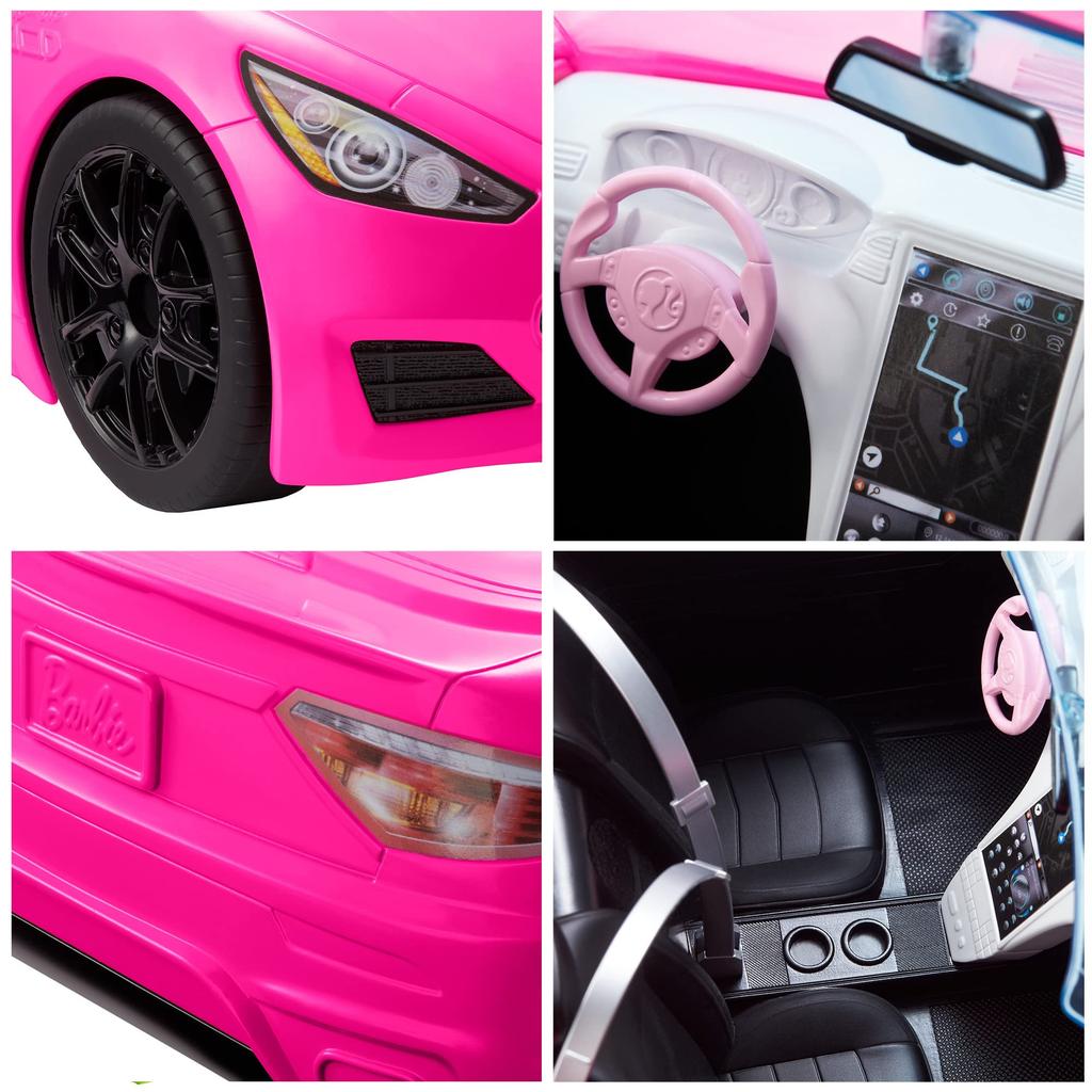 Barbie Go Out with Cute Pink Barbie Doll Vehicle Miniature Doll Vehicle 3 and HBT92 Barbie! Car, Toy, Car, [Ages Up]