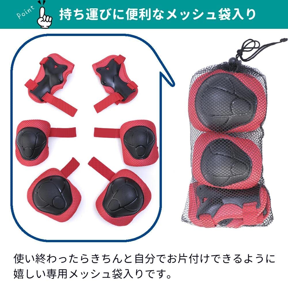 Protector Recommended by Osteopathic Clinic 5 Junior Wrist Guards for and for Boys and Includes and Wrist Pads FUN+FIT Kids' Set, Director, Colors,