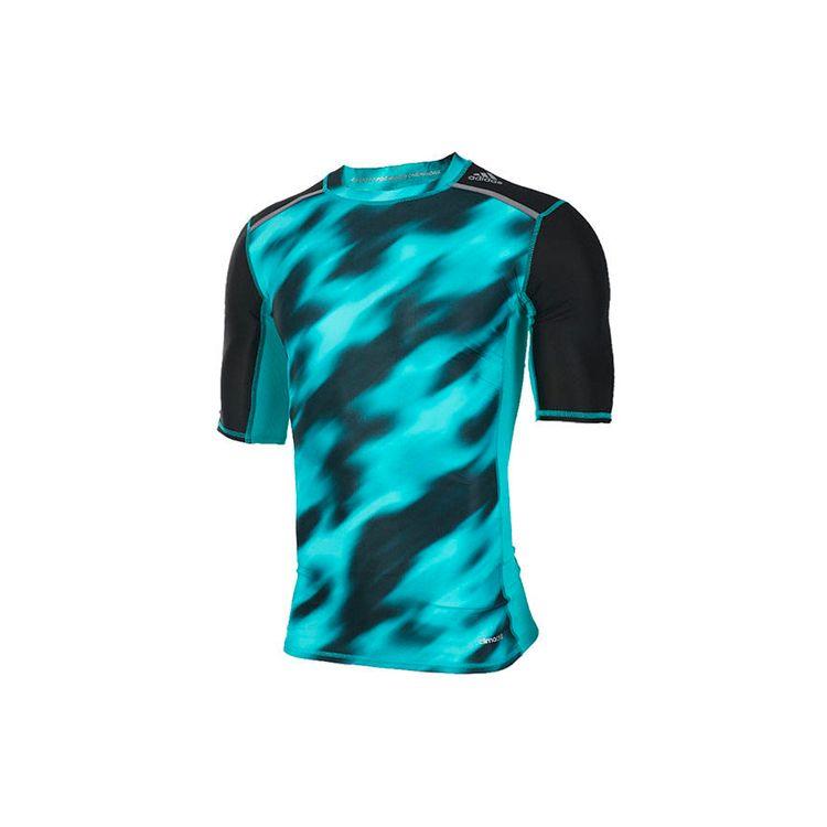 

Adidas Training Sports Round Neck Short Sleeve Fitness Shirt Men Tops Blue BK3551 M