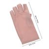 1Pair Uv Protection Nail Gloves for Gel Manicure Heat Resistant Anti-Uv Cotton Breathable Manicure Gloves for Nail Salon Women