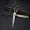 Lhg-18 Silver 6.0 Inch 440C Special-Shaped, Hair Scissors, Hair Scissors, Flat Scissors, Bangs Scissors
