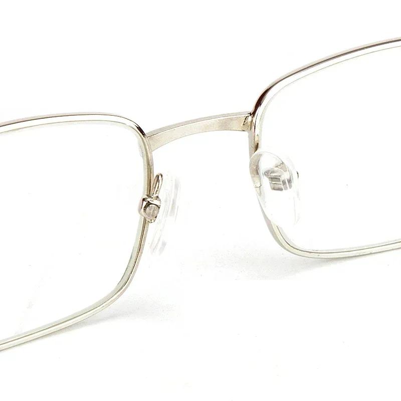 Design Reading Glasses Men and Women Full-frame Alloy Clear HD Lenses Presbyopia Eyeglasses Impact Scratch Resistant 0 ~ +400