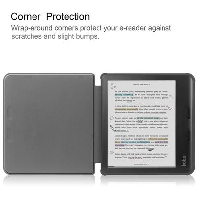 Für Kobo Libra Colour Hülle Auto Sleep/Wake Musterdruck E-Reader Cover