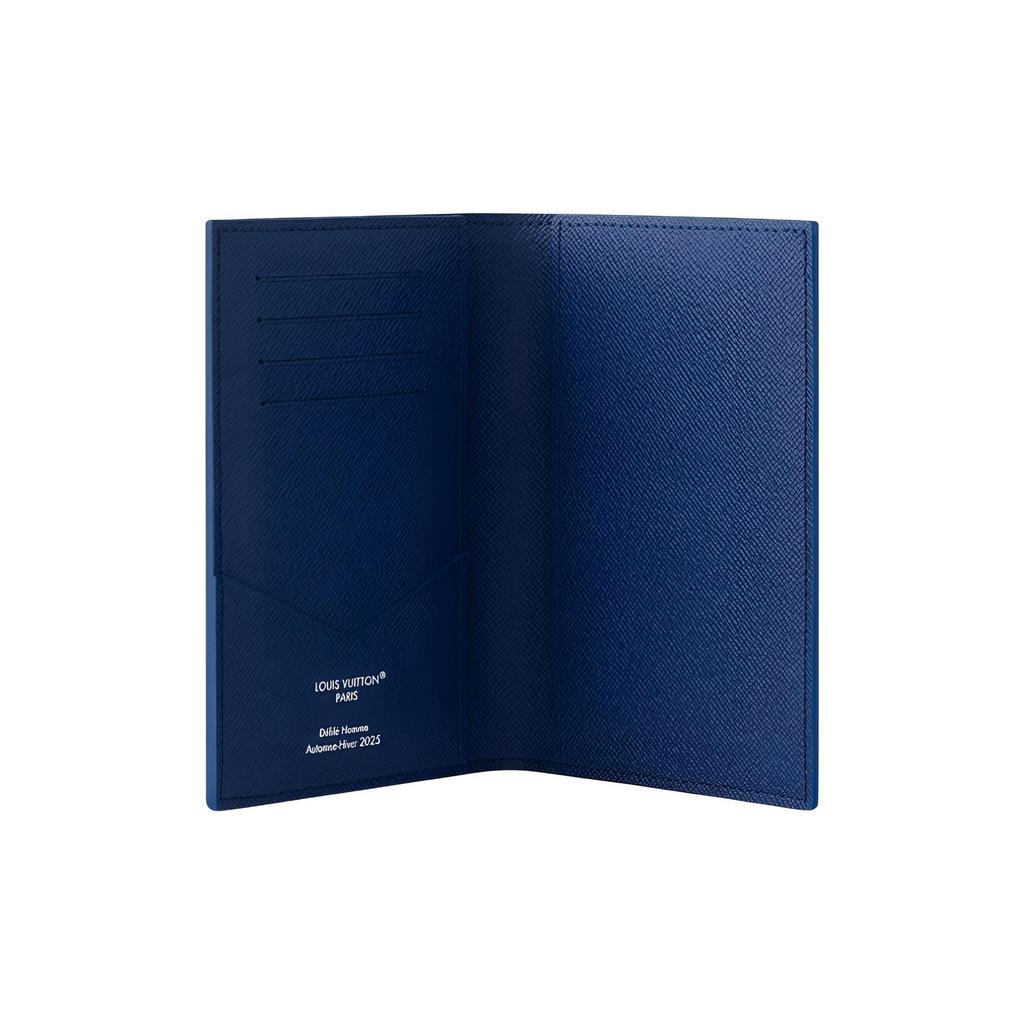 Louis Vuitton X Nigo Collaboration Monogram Coated Canvas Passport Holder Men Accessories Blue M25967