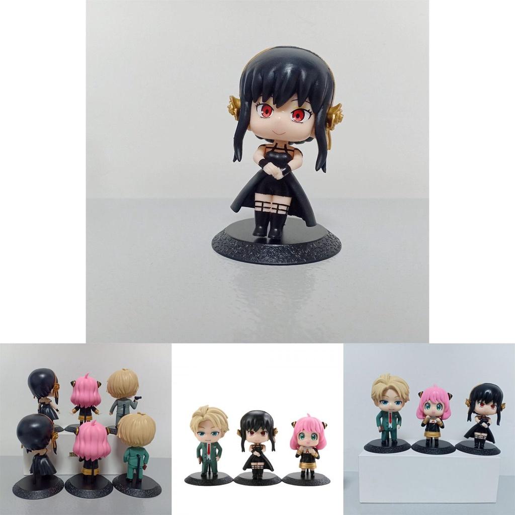 Spy X Family 6pcs/set Figures Lifelike Eyes And Convenient Palm Size