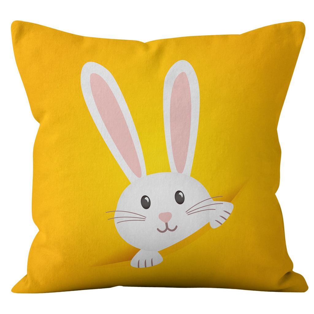 Easter Bunny Pillow Cover Home Pillow Cover