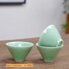3pcs Customized Celadon Teacup Chinese Ceramic Tea Cup Set Household Small Tea Bowl Master Cup Traditional Tea Accessories