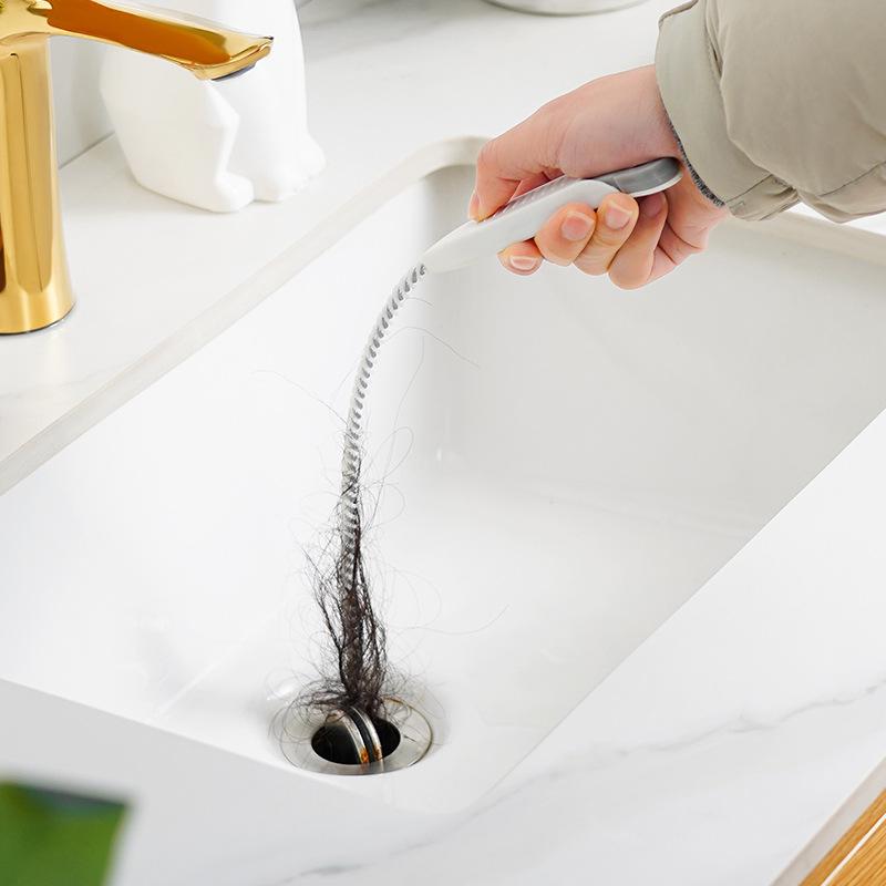 

Bathroom & Kitchen Drain Hair Unblocker Tool
