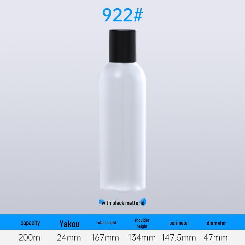 100/150ml Clear White Skincare Bottle Set: Toner Spray, Lotion, Serum, Cream Jar