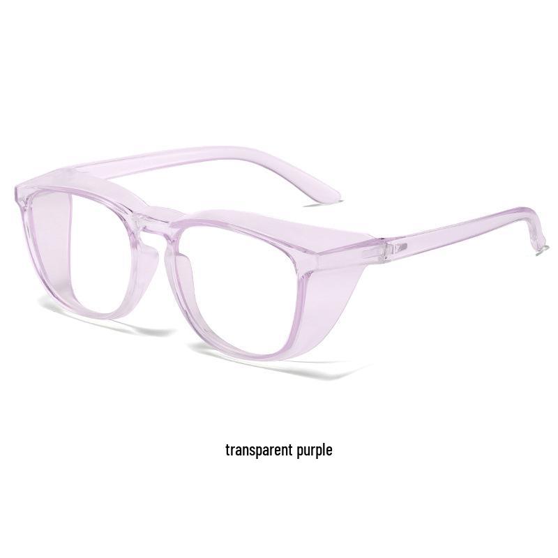 Lightweight and Stylish TR90 Large-frame Glasses with Anti-blue Light, Anti-fog, Anti-pollen, and UV Protection for Myopia.